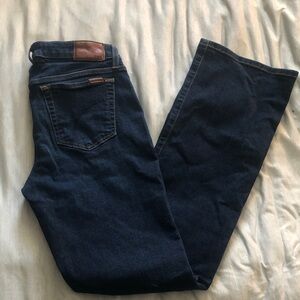 Joe's Jeans Indigo Denim with Tan Accents